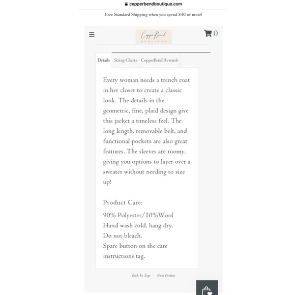 ❤️HP❤️Belted Trench Coat - Picture 10 of 10